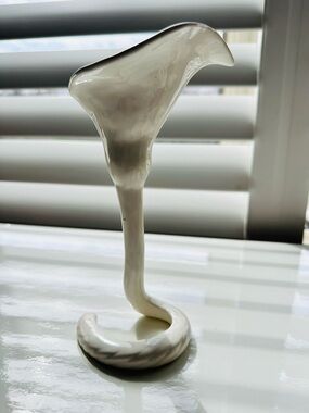 Vintage Fitz and Floyd Cala Lily Candle Holder